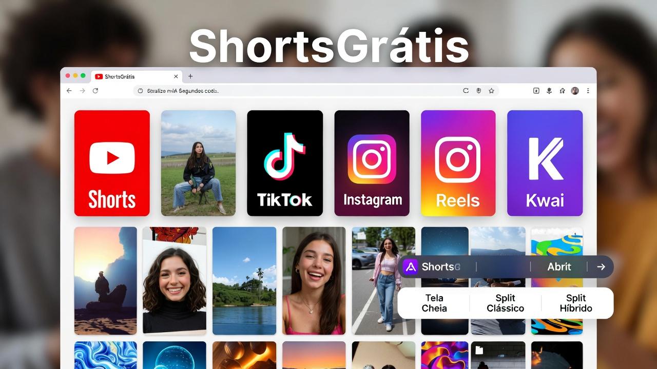 ShortsGrátis: O Gerador de Shorts 9:16 Mais Rápido e Simples para Android!