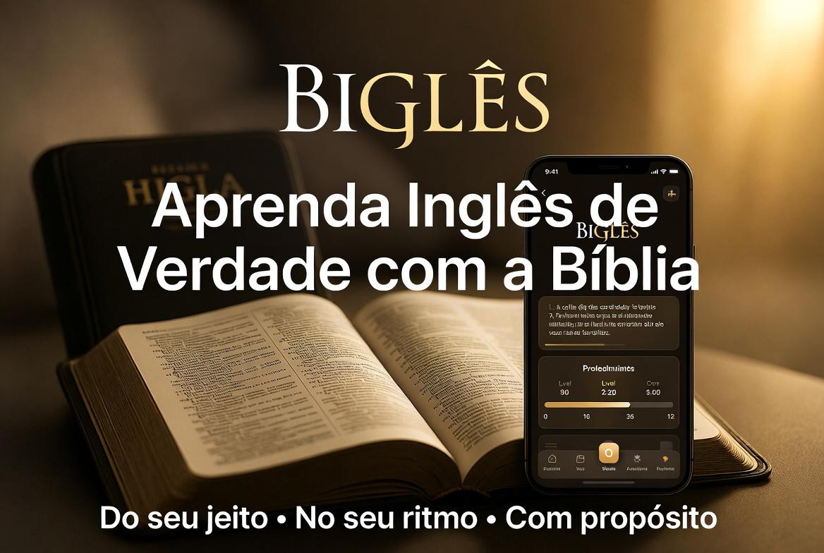 Biglês: Aprenda Inglês de Verdade com a Bíblia – Grátis e Espiritual